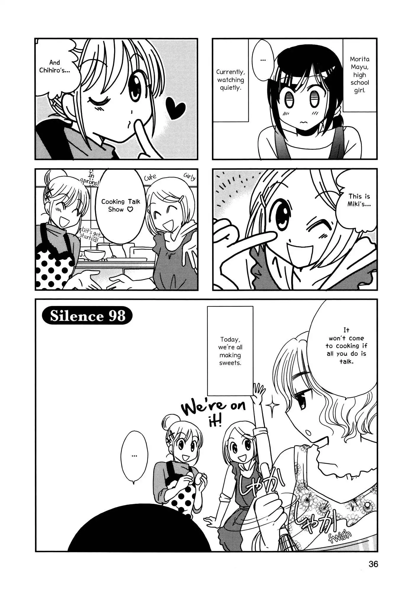 Morita-san wa Mukuchi Chapter 98 1